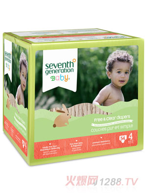七世代箱裝yinge尿不濕4段