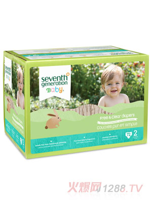 七世代箱裝yinge尿不濕2段