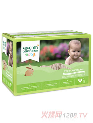 七世代箱裝yinge尿不濕1段