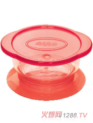 愛(ài)樂(lè)寶雙耳晶透碗紅色