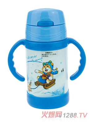 樂(lè)蓓藍(lán)色小貓保溫水杯