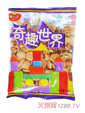 yinge樂(lè)奇趣世界幾何圖形餅干
