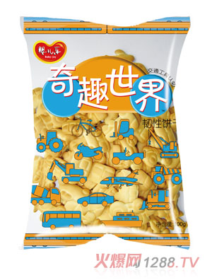 yinge樂(lè)奇趣世界交通工具餅干