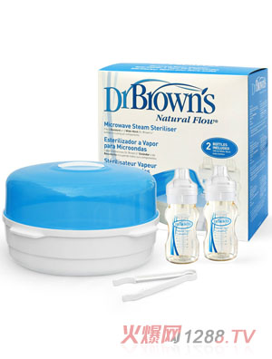 布朗博士微波爐消毒鍋套裝(附送2個(gè)8安士PES奶瓶)