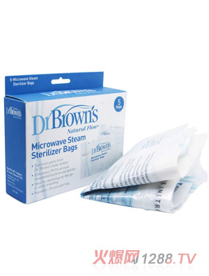 布朗博士微波爐蒸汽消毒袋(5個(gè)裝)
