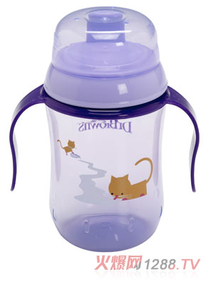 布朗博士9安士硬吸嘴學飲杯紫色