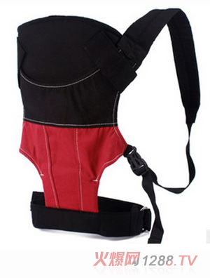 萌孩兒多功能yinge背帶 紅色