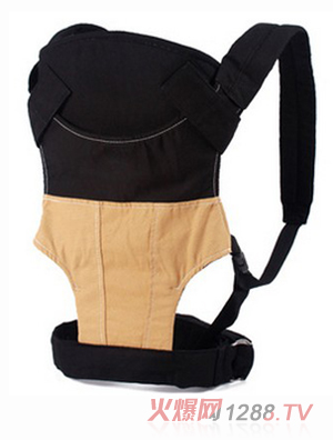 萌孩兒多功能yinge背帶 橙黃色