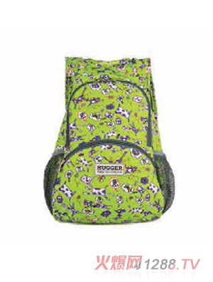 喜格兒卡通動(dòng)物兒童包綠色