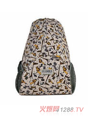 喜格兒卡通兒童旅行包白色