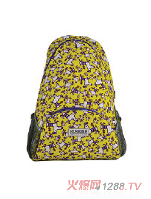 喜格兒卡通兒童旅行包黃色