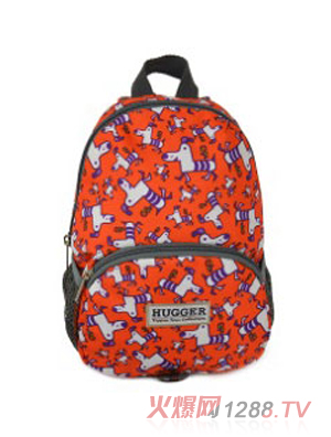 喜格兒卡通馬嬰童包橙色小號(hào)