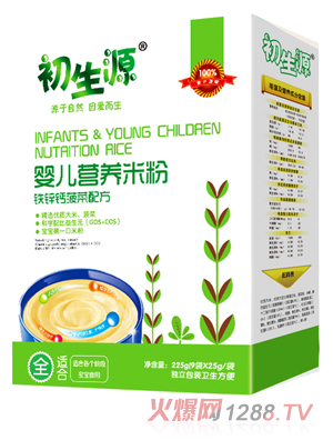 初生源鐵鋅鈣菠菜yinge米粉全段