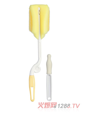 安心貝比旋轉型海綿奶瓶刷