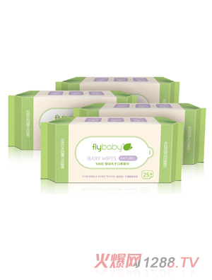 飛樂比yingye手口柔濕巾(25片×4連包)