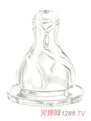 飛樂比曲奇螺旋導(dǎo)流槽標(biāo)口哺感自然奶嘴