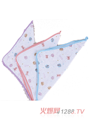 小土豆yingye竹纖維紗布小方巾