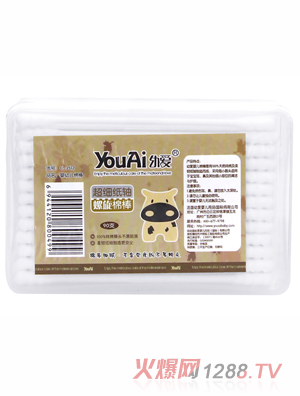 幼愛90支超細(xì)紙軸螺旋棉棒