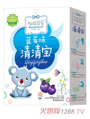 邦成貝樂(lè)清清寶盒裝藍(lán)莓味