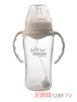 可娃寬口徑自動(dòng)PP奶瓶300ML