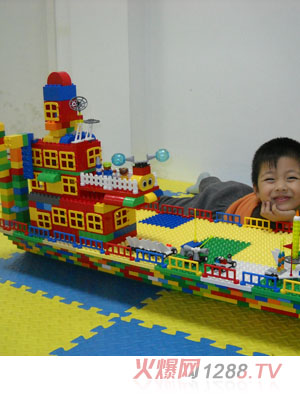 樂高輪船積木玩具