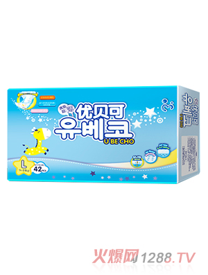 優(yōu)貝可超薄款yinge紙尿褲L碼