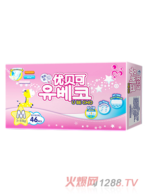 優(yōu)貝可超薄款yinge紙尿褲M碼