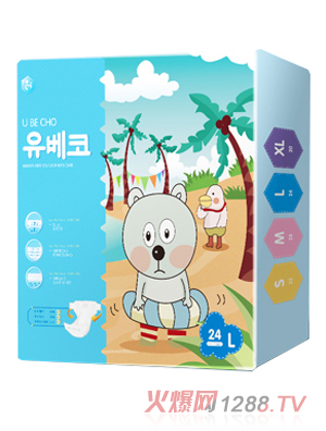 優(yōu)貝可極薄款yinge紙尿褲L碼