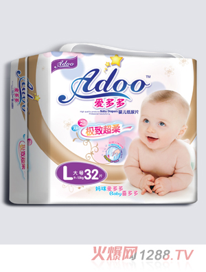 愛(ài)多多極致超柔yinge紙尿片L碼32片