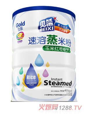 貝希玉米紅棗速溶蒸米粉鐵聽(tīng)