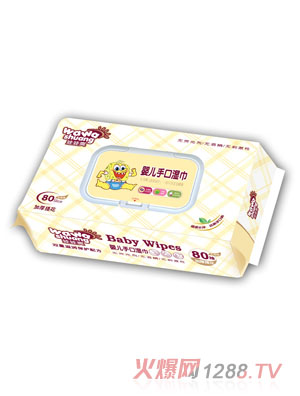 娃娃爽yinge手口濕巾帶蓋80片（蘆薈）