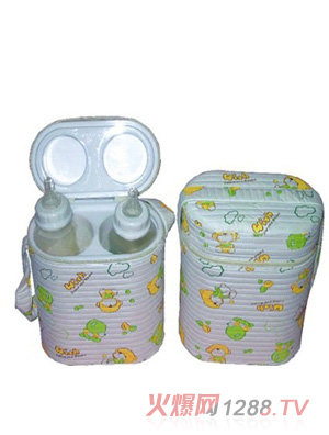 嬰樂(lè)美奶瓶保溫套綠色