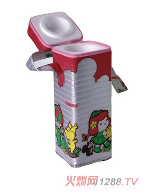 嬰樂(lè)美奶瓶保溫套粉紅色