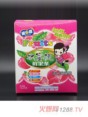 威樂(lè)佳水蜜桃水果條