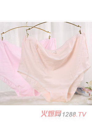 元曼全棉可調(diào)節(jié)素色內(nèi)褲(兩條包) 膚粉