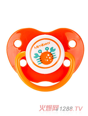 瞇瞇熊安撫奶嘴玫紅色