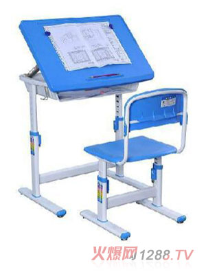 伯課yingye學(xué)習(xí)桌粉藍(lán)色