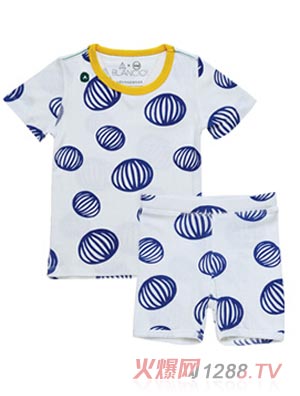 Blanc101家居服夏裝藍(lán)色KAP版