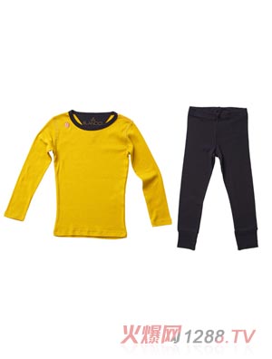 Blanc101家居服基本款純色芥末黃