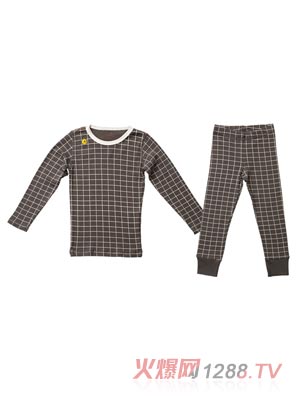 Blanc101家居服基本款深灰格紋