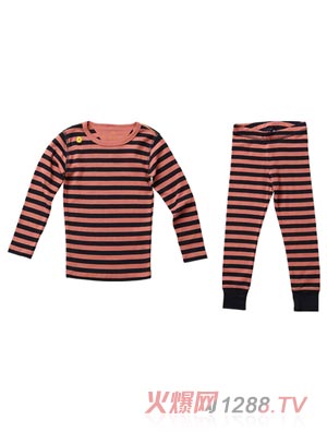 Blanc101家居服基本款粉色條紋