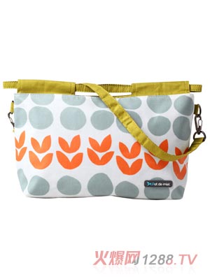 Potdemiel綠色帶袋包