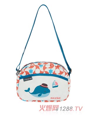 Potdemiel海豚斜跨包