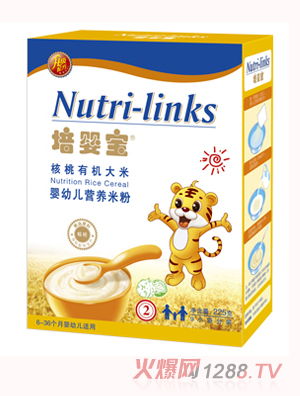 培嬰寶核桃有機大米yingye營養(yǎng)米粉