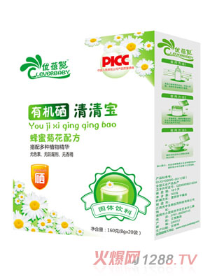 優(yōu)蓓聰蜂蜜菊花配方有機(jī)硒清清寶