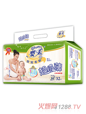 寶寶專家超級薄yinge紙尿片XL碼32片