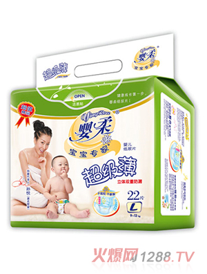 寶寶專家超級薄yinge紙尿片L碼22片