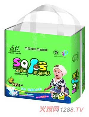 SQ1號(hào)茶油護(hù)膚yinge紙尿褲XL碼
