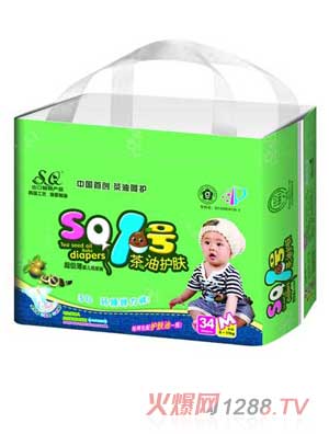 SQ1號(hào)茶油護(hù)膚yinge紙尿褲M碼