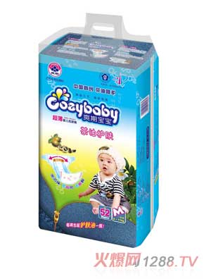 爽期寶寶茶油護(hù)膚yinge紙尿褲M碼